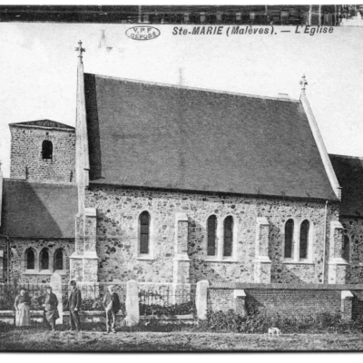 Sainte-Marie - Eglise - Avant la Première Guerre mondiale Sainte-Marie - Eglise - Avant la Première Guerre mondiale