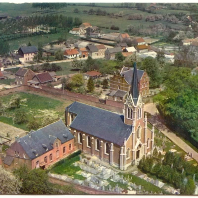 Malèves - Eglise - Après la Seconde Guerre mondiale Malèves - Eglise - Après la Seconde Guerre mondiale