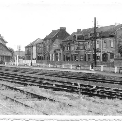 Perwez - La gare - Après Seconde Guerre mondiale Perwez - La gare - Après Seconde Guerre mondiale