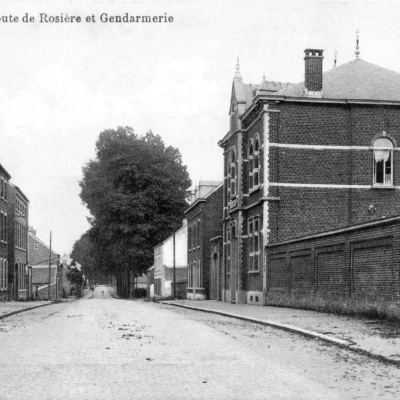 Perwez - Gendarmerie (Avenue Wilmart) - Avant la Première Guerre mondiale Perwez - Gendarmerie (Avenue Wilmart) - Avant la Première Guerre mondiale