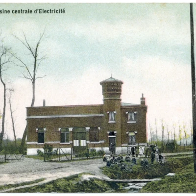 Perwez - Usine électrique (Warichet) - Avant la Première Guerre mondiale Perwez - Usine électrique (Warichet) - Avant la Première Guerre mondiale
