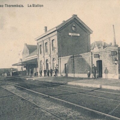 Thorembais-Saint-Trond - La gare de Grand-Leez - Avant la Première Guerre mondiale Thorembais-Saint-Trond - La gare de Grand-Leez - Avant la Première Guerre mondiale