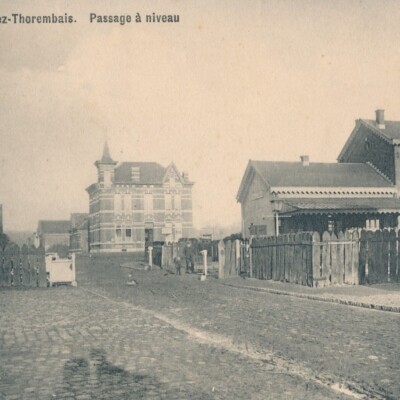 Thorembais-Saint-Trond - Quartier de la gare de Grand-Leez - Avant la Première Guerre mondiale Thorembais-Saint-Trond - Quartier de la gare de Grand-Leez - Avant la Première Guerre mondiale