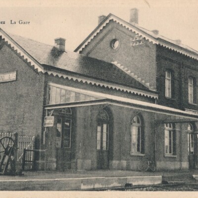 Thorembais-Saint-Trond - La gare de Grand-Leez - Entre-deux-guerres Thorembais-Saint-Trond - La gare de Grand-Leez - Entre-deux-guerres