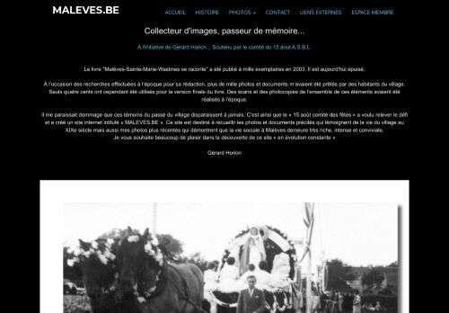 Homepage Maleves.be